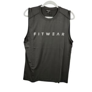 Fitwear Mens Small Black Sleeveless Training Tank Top NWT